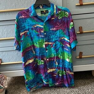 VINTAGE Gazoz Surf Wear Hawaiian Shirt